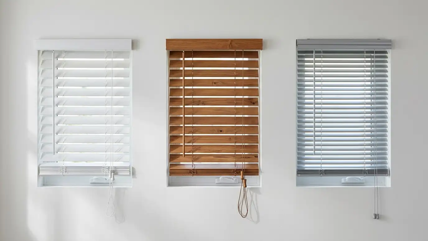 Faux Wood vs Real Wood vs Aluminum Blinds Compared explained for Nashville and Middle Tennessee