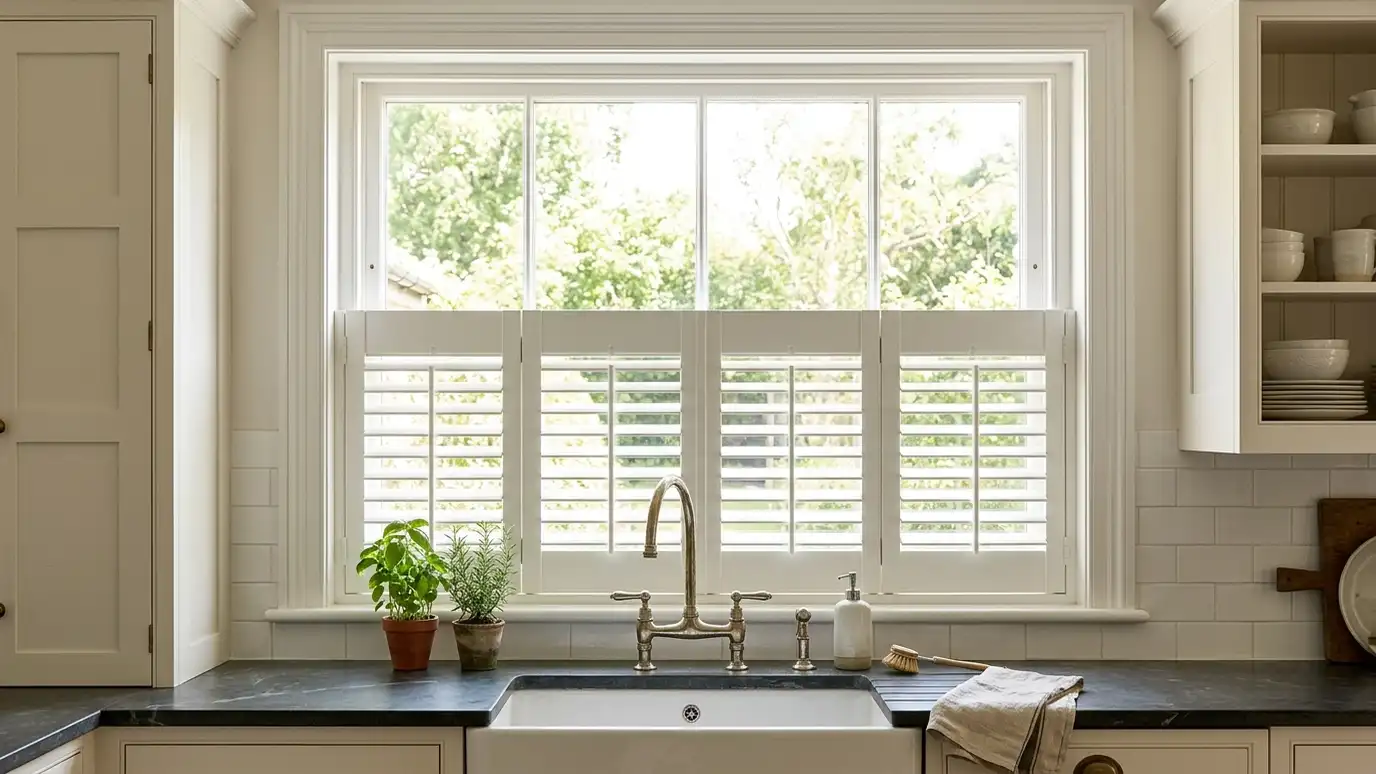Café-Style Shutters | Music City Window Treatments Café-Style Shutters in Nashville and Middle Tennessee