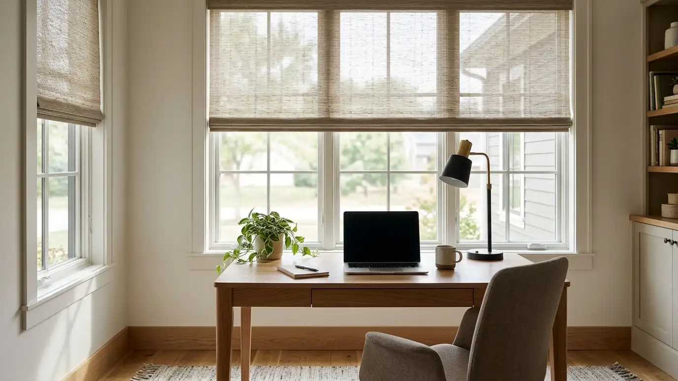 Home Office Window Treatments in Nashville and Middle Tennessee