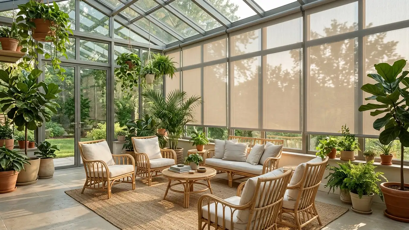 Sunroom and Porch Window Treatments in Nashville and Middle Tennessee